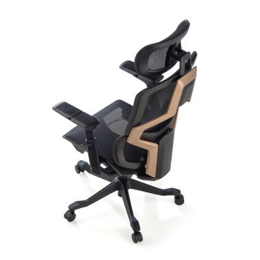 ergonomic chair black aeromax black frame mesh 5d adjustable armrests double lumbar support headrest 11