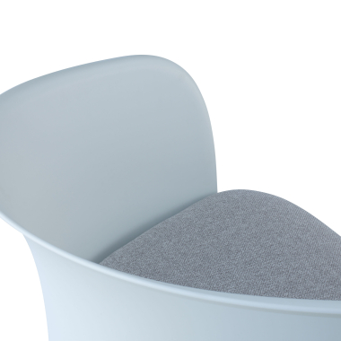 waiting room chair white duomo fabric fixed armrests 5