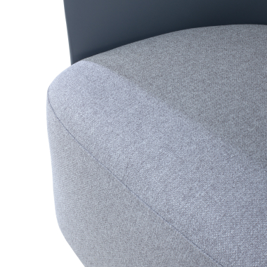 waiting room chair gray duomo fabric fixed armrests 6