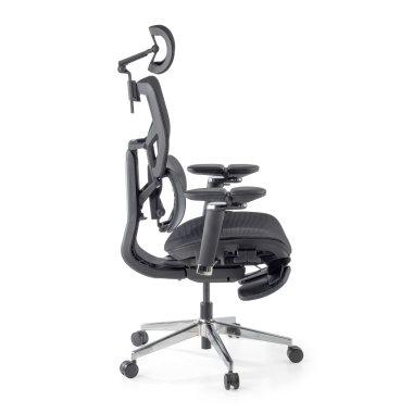 ergonomic chair black erghos x3 mesh 5d adjustable armrests double lumbar support headrest 9