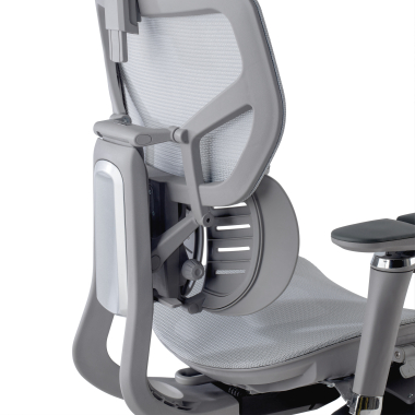 ergonomic chair gray erghos x3 mesh 5d adjustable armrests double lumbar support headrest 10