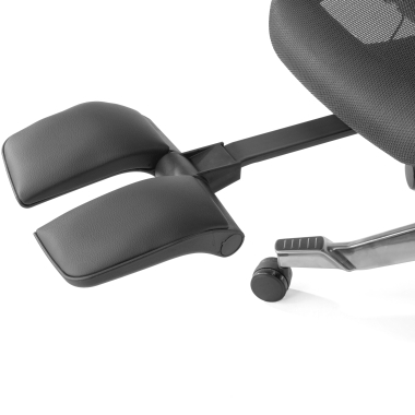 ergonomic chair black erghos x4 pro mesh 6d adjustable armrests double lumbar support headrest extendable footrest 14