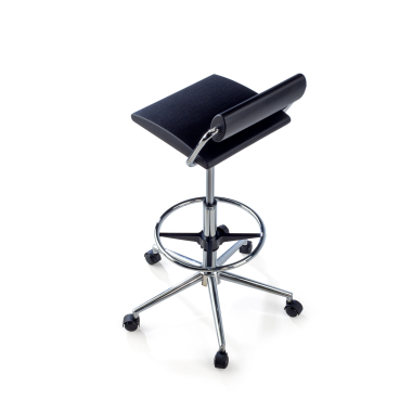work and laboratory stool black without arms plastic no armrests 8