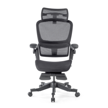 ergonomic chair black erghos x1 mesh 3d adjustable armrests double lumbar support headrest 3