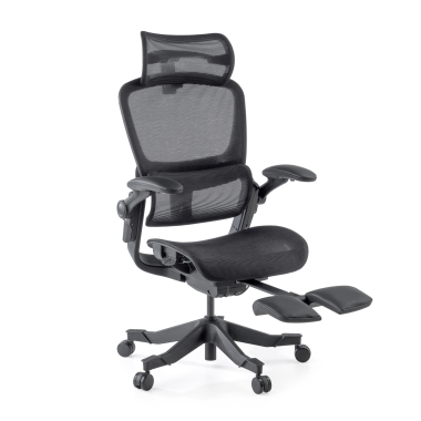 ergonomic chair black erghos x1 mesh 3d adjustable armrests double lumbar support headrest 1
