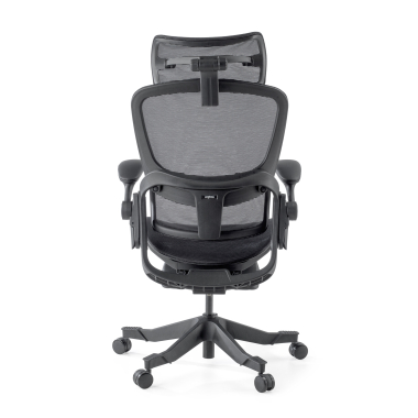 ergonomic chair black erghos x1 mesh 3d adjustable armrests double lumbar support headrest 9