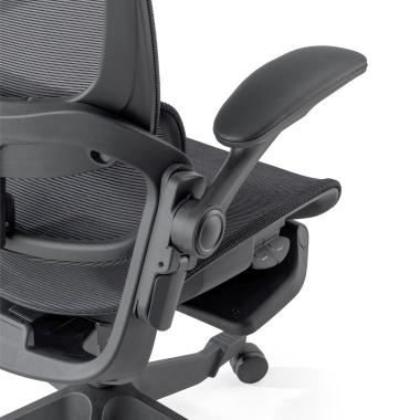 ergonomic chair black erghos x1 mesh 3d adjustable armrests double lumbar support headrest 8