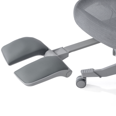 ergonomic chair white grey erghos x1 mesh 3d adjustable armrests double lumbar support headrest 13