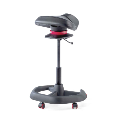 office stool black irest synthetic leather no armrests 9