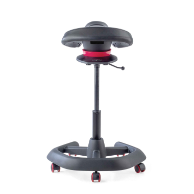 office stool black irest synthetic leather no armrests 10