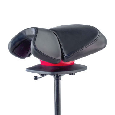 office stool black irest synthetic leather no armrests 5