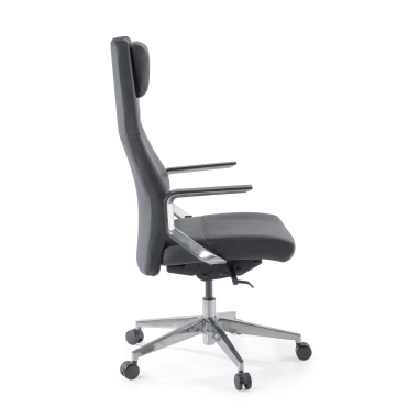 office chair black weimar natural skin upholstered armrests 7