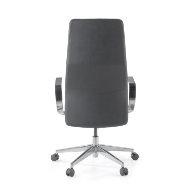office chair black weimar natural skin upholstered armrests 9