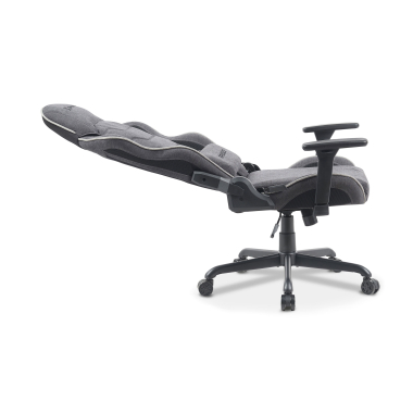 gaming chair gray breeze fabric movable armrests headrest cushion headrest 5
