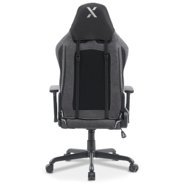 gaming chair gray breeze fabric movable armrests headrest cushion headrest 11