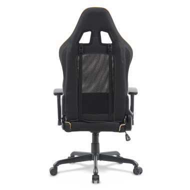 gaming chair black breeze fabric movable armrests headrest cushion headrest 9
