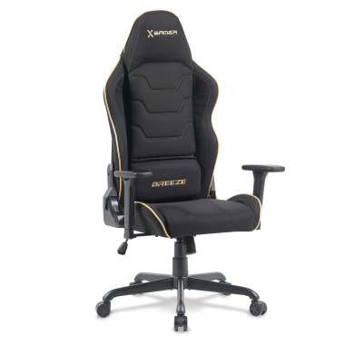 gaming chair black breeze fabric movable armrests headrest cushion headrest 1