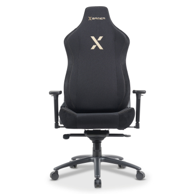 gaming chair black forge fabric 3d adjustable armrests lumbar and cervical cushion headrest 4