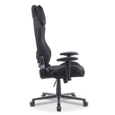 gaming chair black vital fabric movable armrests headrest cushion headrest 7