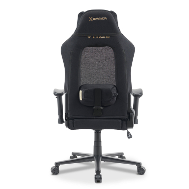 gaming chair black vital fabric movable armrests headrest cushion headrest 9