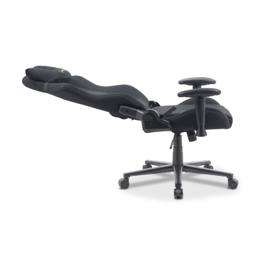 gaming chair black vital fabric movable armrests headrest cushion headrest 5