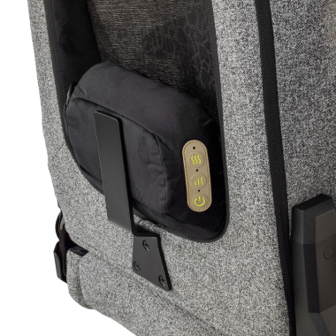 gaming chair gray vital fabric movable armrests headrest cushion headrest 7