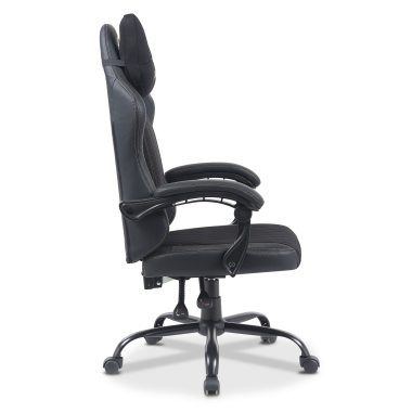 gaming chair black titan synthetic leather flip up armrests headrest cushion headrest 8