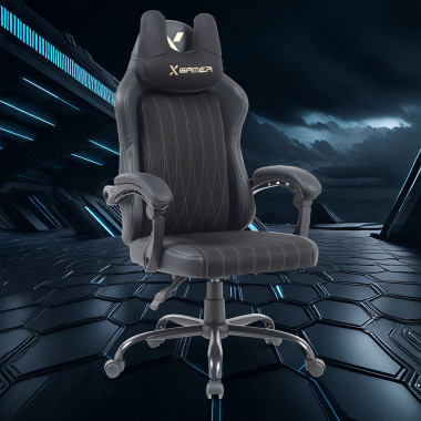 gaming chair black titan synthetic leather flip up armrests headrest cushion headrest 10