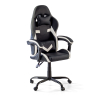 Mist gaming chair with foldable armrests, cervical and lumbar pillow