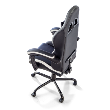 gaming chair white black mist synthetic leather flip up armrests headrest cushion headrest 10