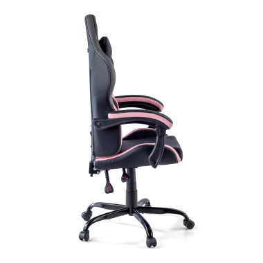 gaming chair rose mist synthetic leather flip up armrests headrest cushion headrest 10