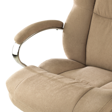 office chair beige harmony fabric upholstered armrests 5