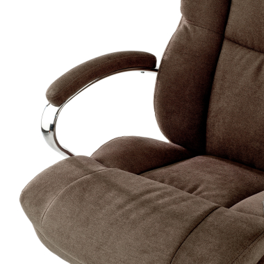 office chair brown harmony fabric upholstered armrests 5
