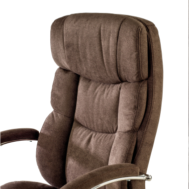 office chair brown harmony fabric upholstered armrests 6