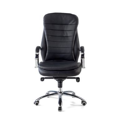 office chair black atenas synthetic leather upholstered armrests 3