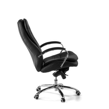 office chair black atenas synthetic leather upholstered armrests 4