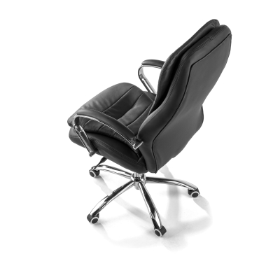 office chair black atenas synthetic leather upholstered armrests 9