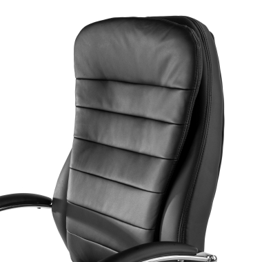 office chair black atenas synthetic leather upholstered armrests 6