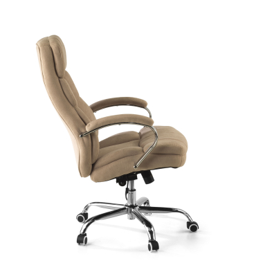office chair beige harmony fabric upholstered armrests 4