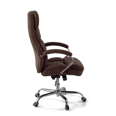 office chair brown harmony fabric upholstered armrests 9