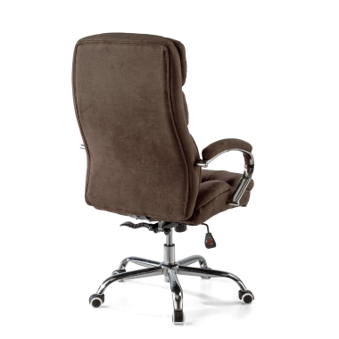 office chair brown harmony fabric upholstered armrests 10