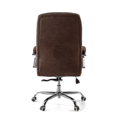 office chair brown harmony fabric upholstered armrests 8