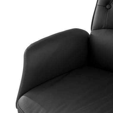 office chair green ankara synthetic leather upholstered armrests 10