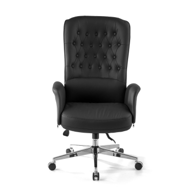 office chair green ankara synthetic leather upholstered armrests 5