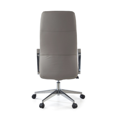 office chair gray high back synthetic leather upholstered armrests 10