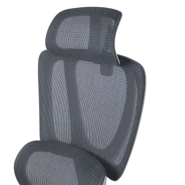 ergonomic chair white grey essenza mesh 3d adjustable armrests double lumbar support headrest 13