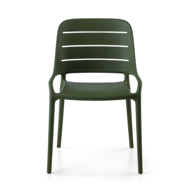 visitor chair green without arms plastic no armrests 5