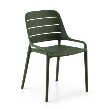 visitor chair green without arms plastic no armrests 1