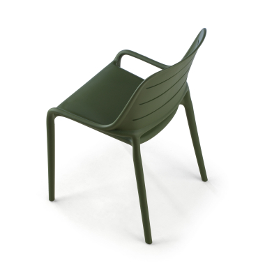 visitor chair green without arms plastic no armrests 9
