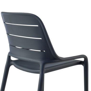 visitor chair gray without arms plastic no armrests 4